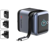Verbatim Mini GaN Charger 70W einziehbares Kabel+Display 32059 #7
