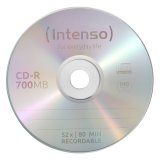 1x25 Intenso CD-R 80 / 700MB 52x Speed, Cakebox Spindle #2