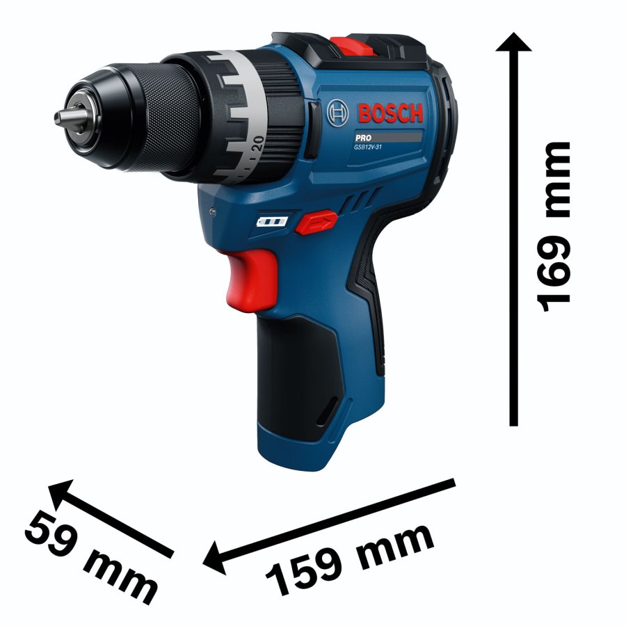 Bosch GSR12V-31 (2x2,0Ah, B) Akku-Bohrschrauber #10