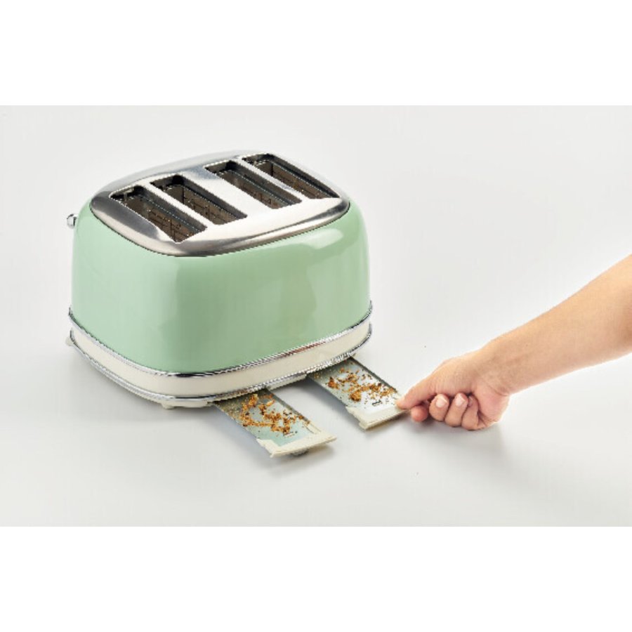 Ariete Vintage 4-Schlitz-Toaster grün #2