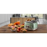 Ariete Vintage 4-Schlitz-Toaster grün #3