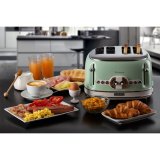 Ariete Vintage 4-Schlitz-Toaster grün #6