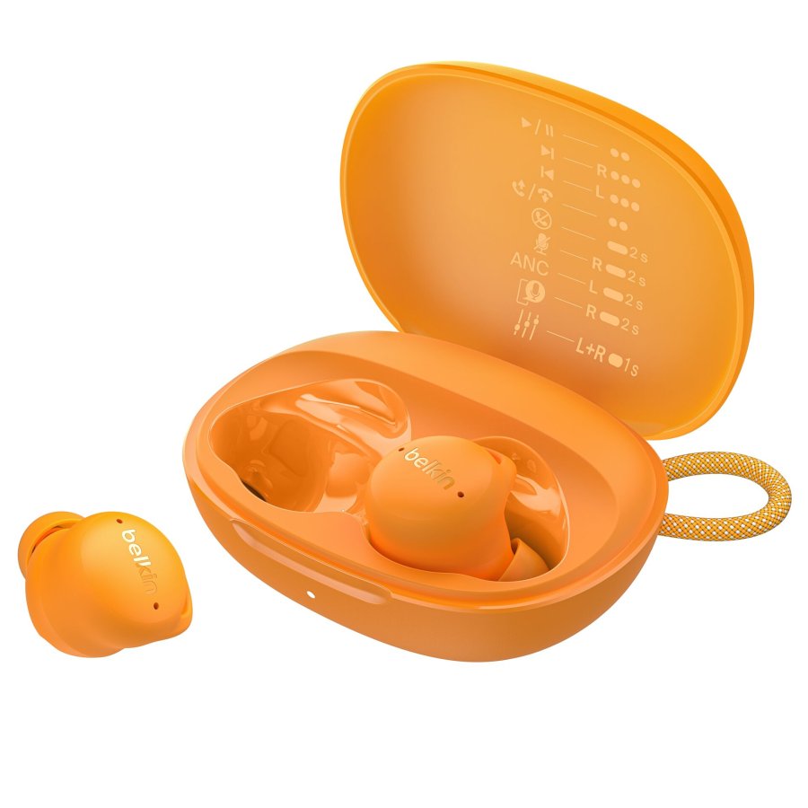 Belkin Soundform Isolate Noise Cancel. In-Ear orange AUC017hqOG #1