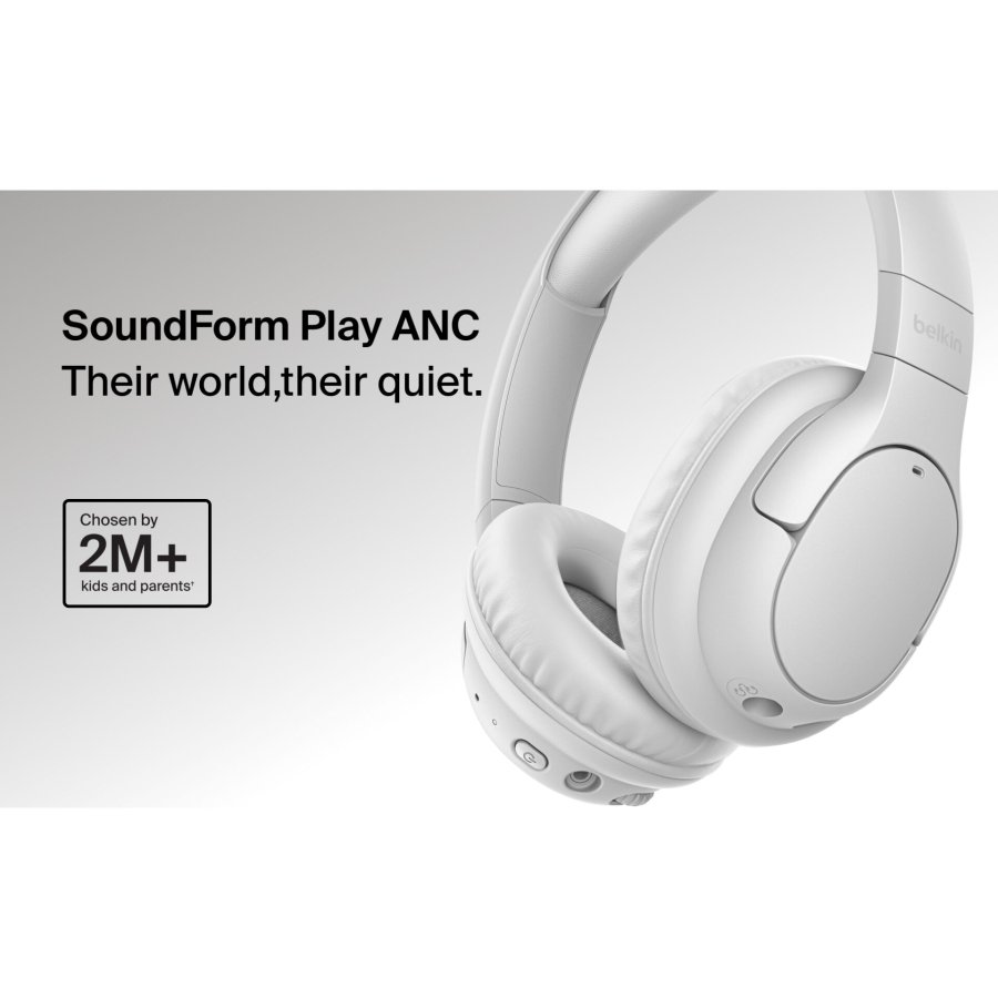 Belkin Soundform Play Noise Canc Over-Ear Jugend. grau AUD013hqGY #9