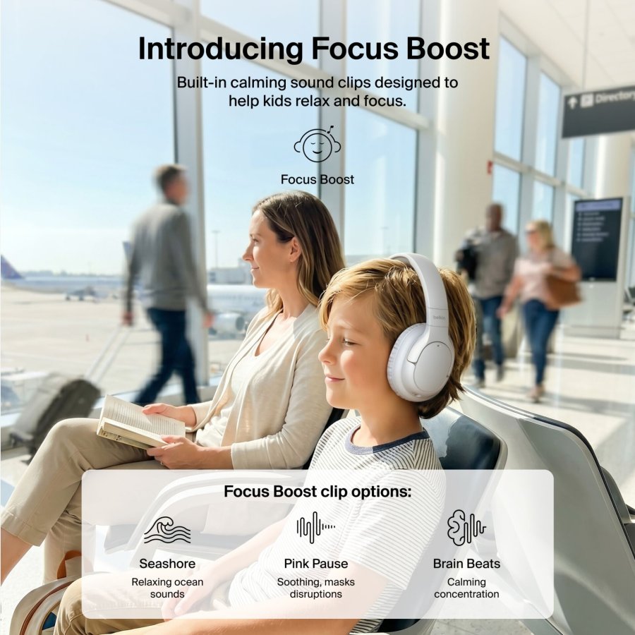 Belkin Soundform Play Noise Canc Over-Ear Jugend. grau AUD013hqGY #10