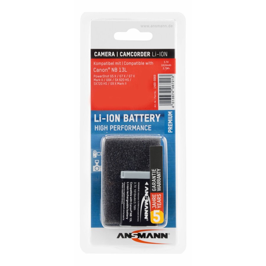Ansmann A-Can NB-13L #4