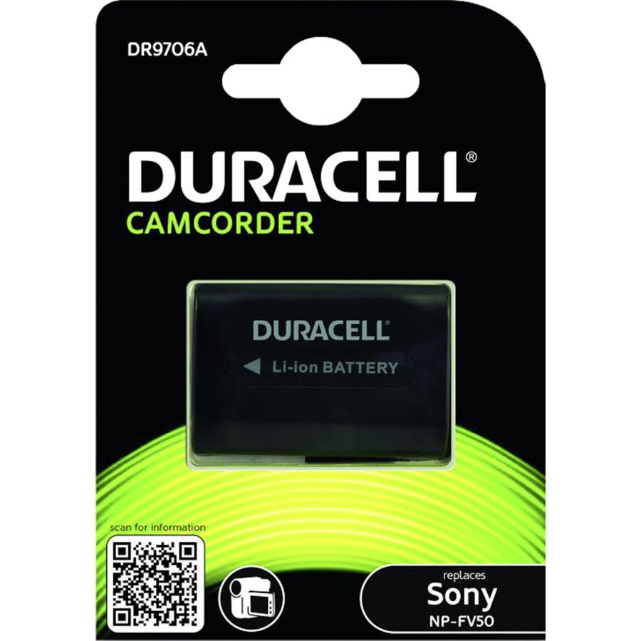 Duracell Li-Ion Battery 700mAh for Sony NP-FV50 #1