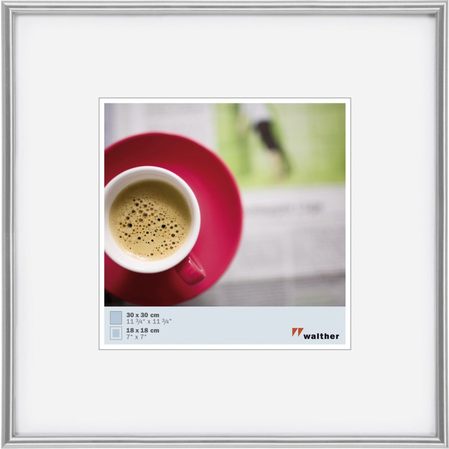 Walther Galeria            30x30 Resin silver KS330H #1