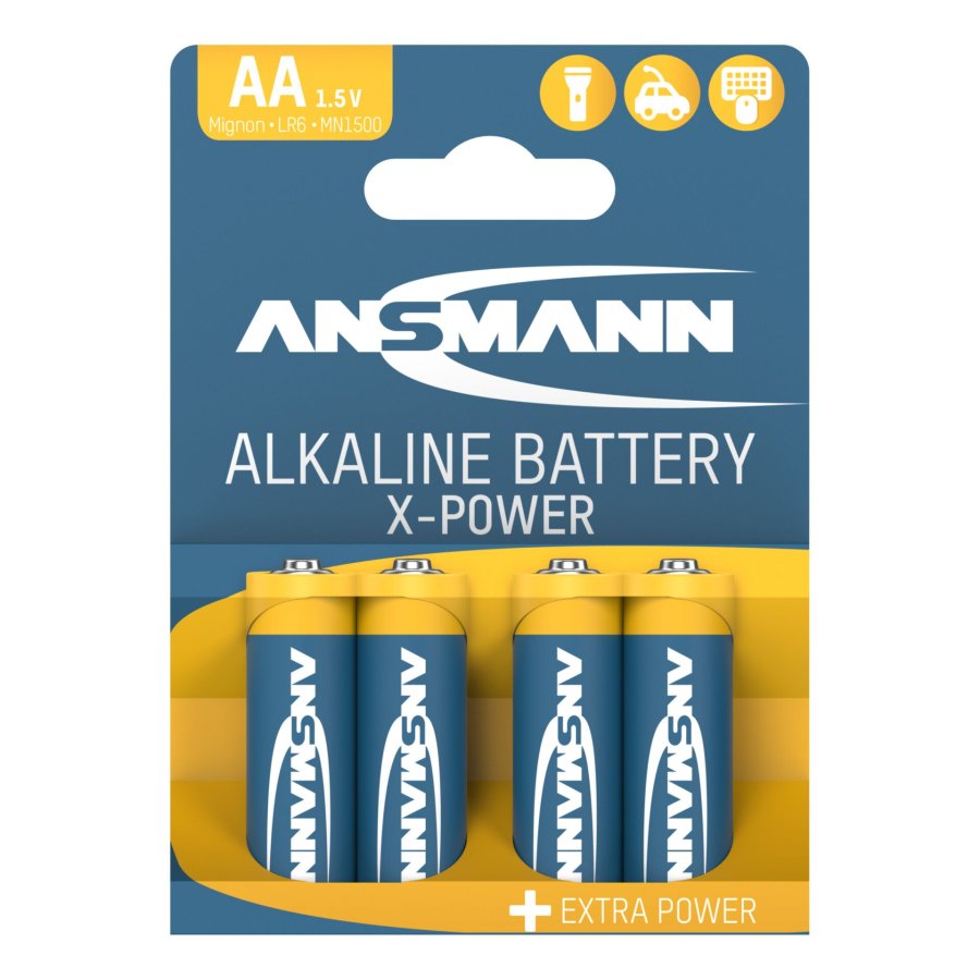20x4 Ansmann Alkaline Mignon AA LR 6 X-Power #1