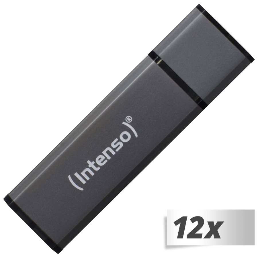 12x1 Intenso Alu Line       16GB USB Stick 2.0 anthrazit #1