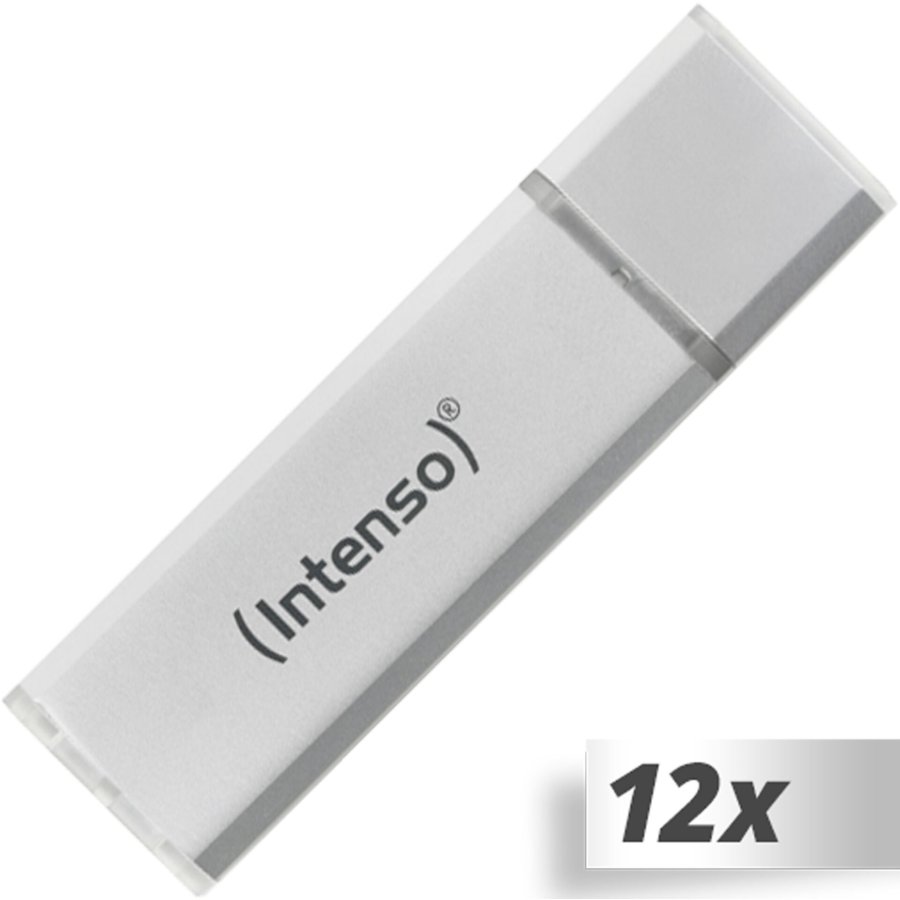 12x1 Intenso Alu Line       16GB USB Stick 2.0 silver #1
