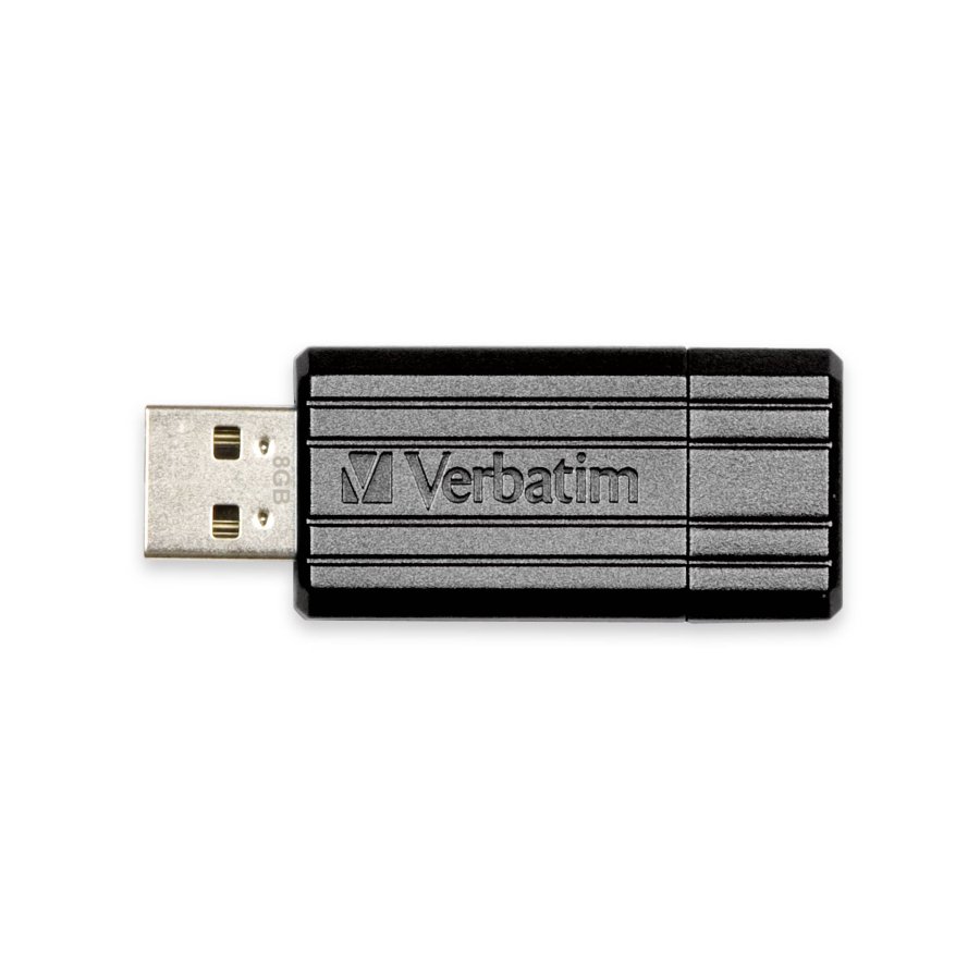 10x1 Verbatim Store n Go     8GB Pinstripe USB 2.0 black    49062 #2