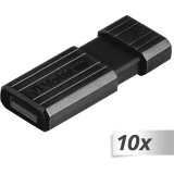 10x1 Verbatim Store n Go    16GB Pinstripe USB 2.0 black    49063 #1