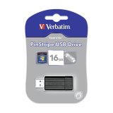 10x1 Verbatim Store n Go    16GB Pinstripe USB 2.0 black    49063 #3