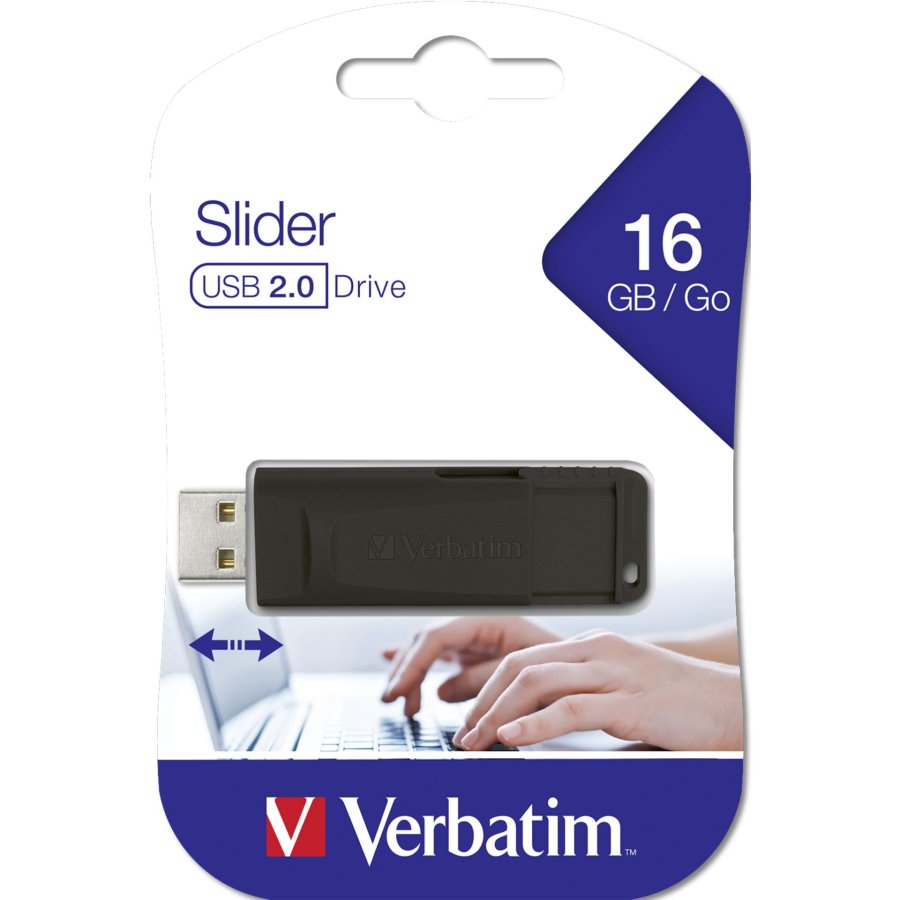 10x1 Verbatim Store n Go Slider 16GB USB 2.0 #1