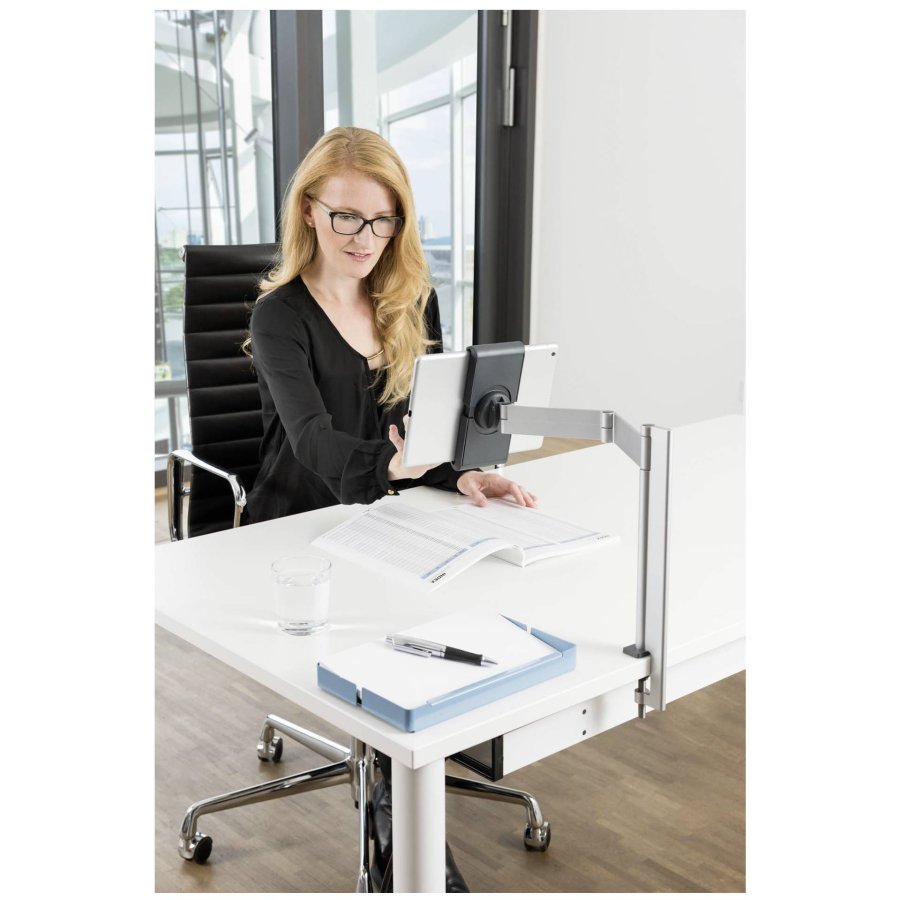 Durable Tablet Holder TABLE CLAMP metallic silver    8931-23 #2