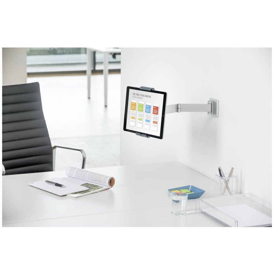 Durable Tablet Holder WALL ARM metallic silver          8934-23 #2