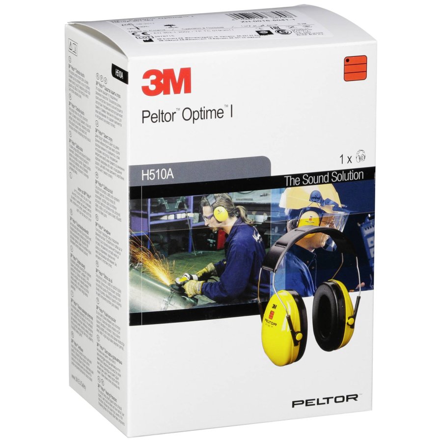 3M Peltor Optime I H510A Hearing Protection 27 dB yellow #3