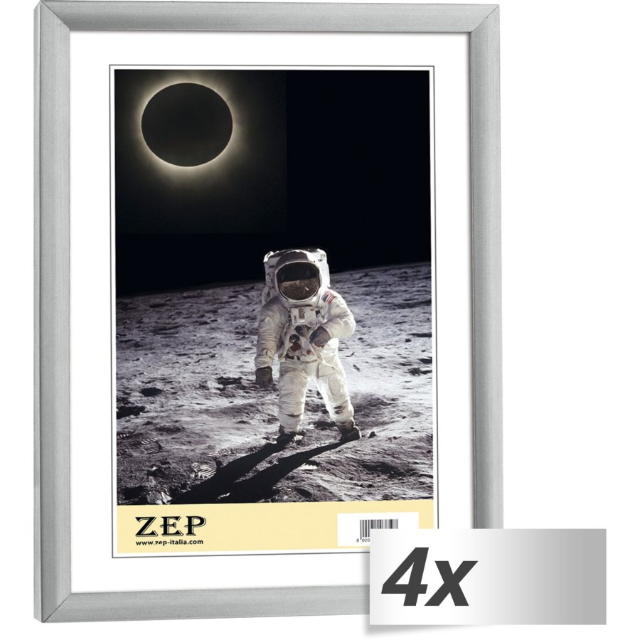 4x1 ZEP New Easy silver 21x29,7 DIN A4 Resin Frame KL11 #1
