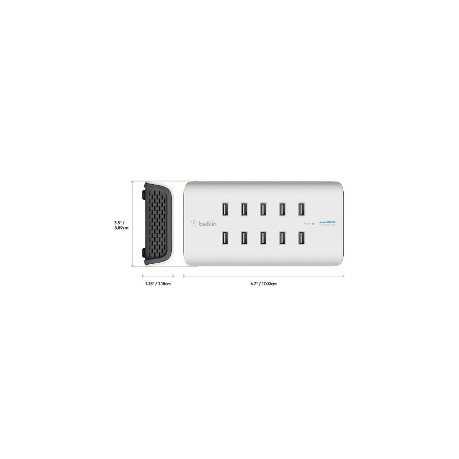 Belkin Rockstar 10-Port USB Charg. station, 120W    B2B139vf #7