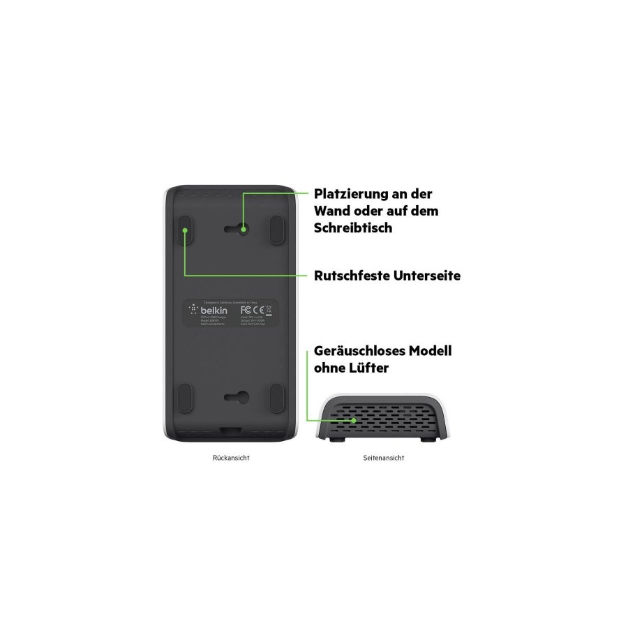 Belkin Rockstar 10-Port USB Charg. station, 120W    B2B139vf #9