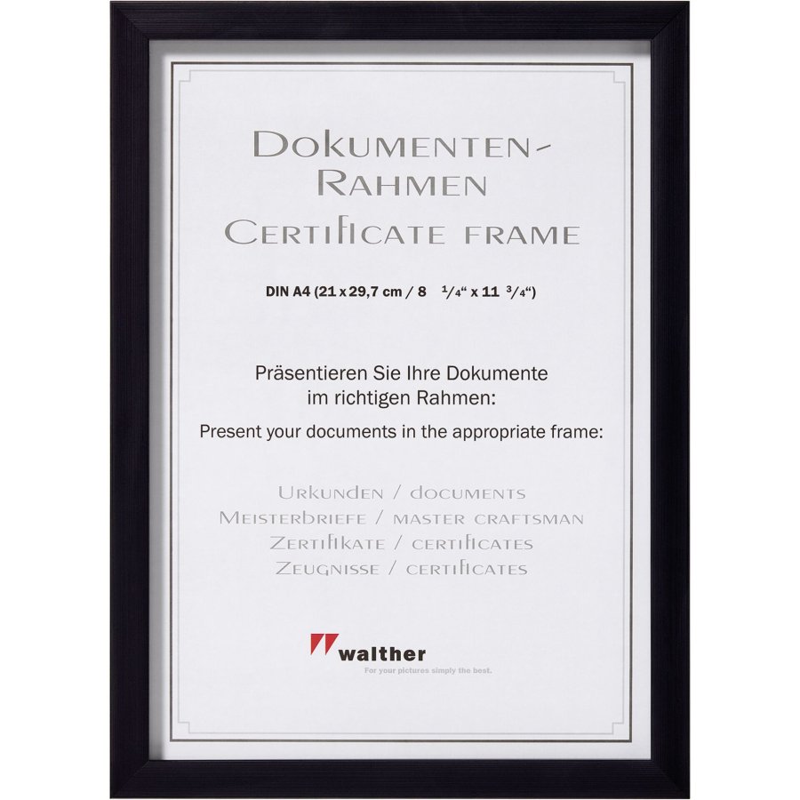 Walther Construction     21x29,7 Resin black DIN A4 JK130B #1