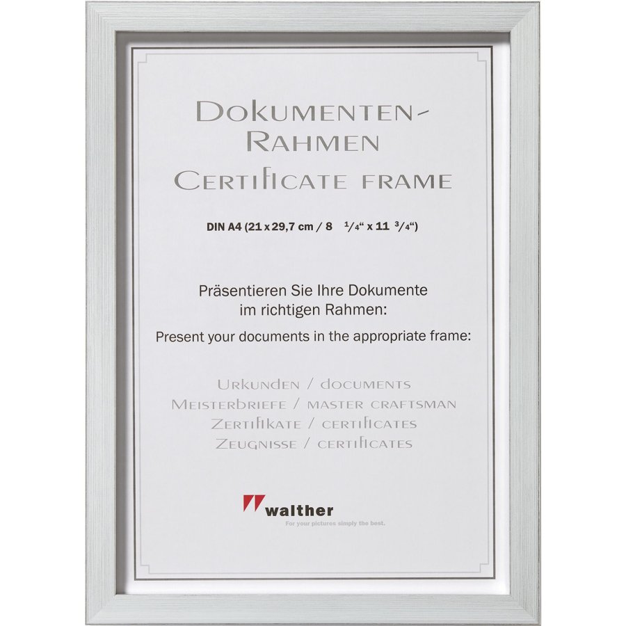 Walther Construction     21x29,7 Resin silver DIN A4 JK130S #1