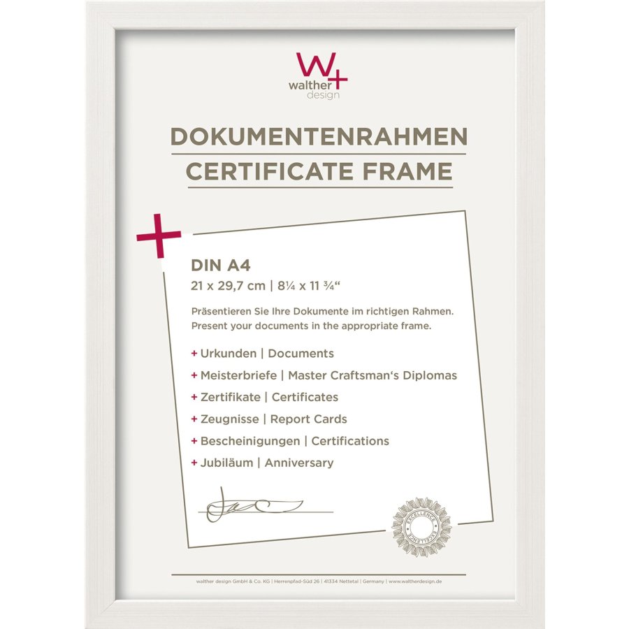 Walther Construction     21x29,7 Resin white DIN A4 JK130W #1