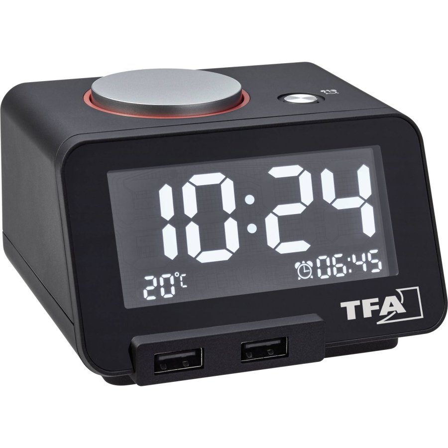 TFA 60.2017.01 Homtime Digital Alarm Clock #1
