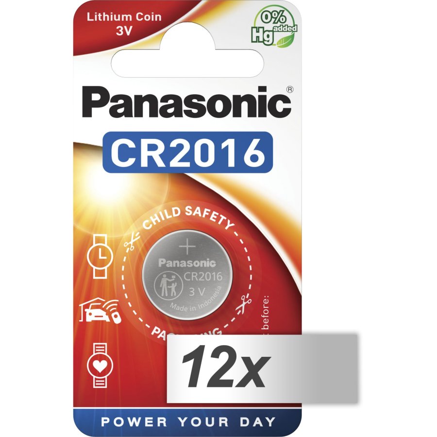 12x1 Panasonic CR 2016 Lithium Power VPE Inner Box #1