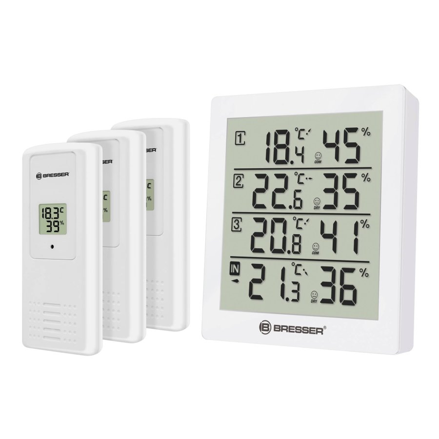 Bresser Temeo Hygro Quadro white #1
