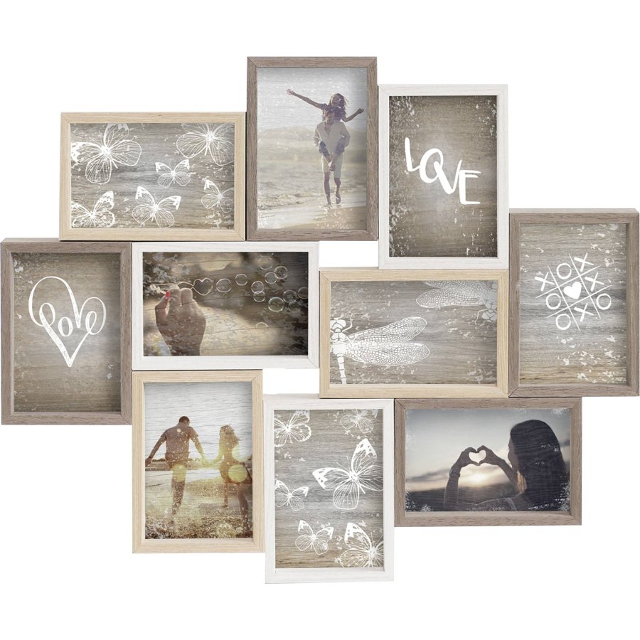 Nielsen Collage Mixed Colours 10 10x10x15 Wood Gallery 8999345 #1