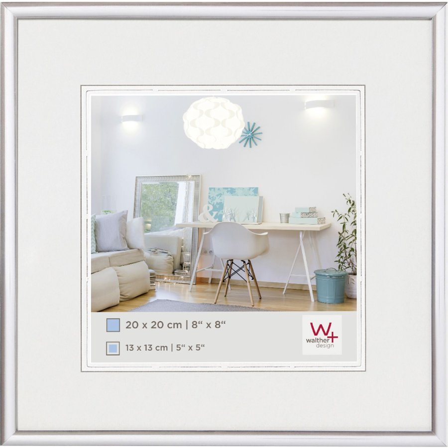 Walther New Lifestyle      20x20 Resin silver KV220S #1