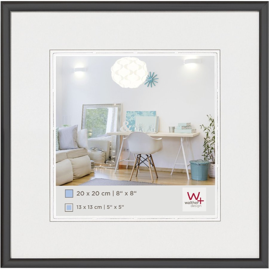 Walther New Lifestyle      20x20 Resin black KV220B #1