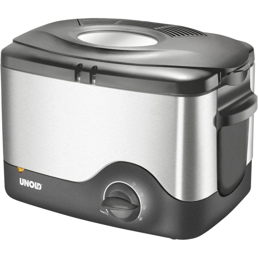 Unold 58615 frituregryde Enkelt Enkeltstende 1200 W Sort, Rustfrit stl #1