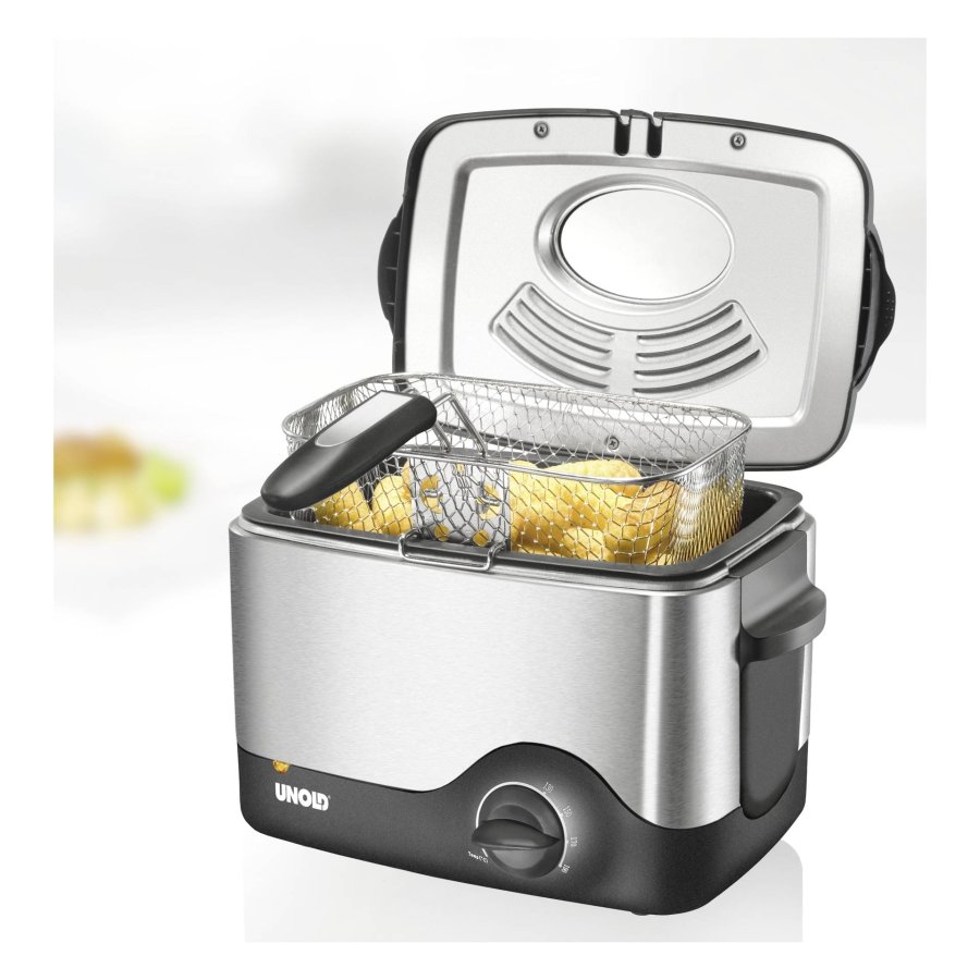 Unold 58615 frituregryde Enkelt Enkeltstende 1200 W Sort, Rustfrit stl #4