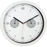 Mebus 52826 white Radio controlled Wall Clock #1