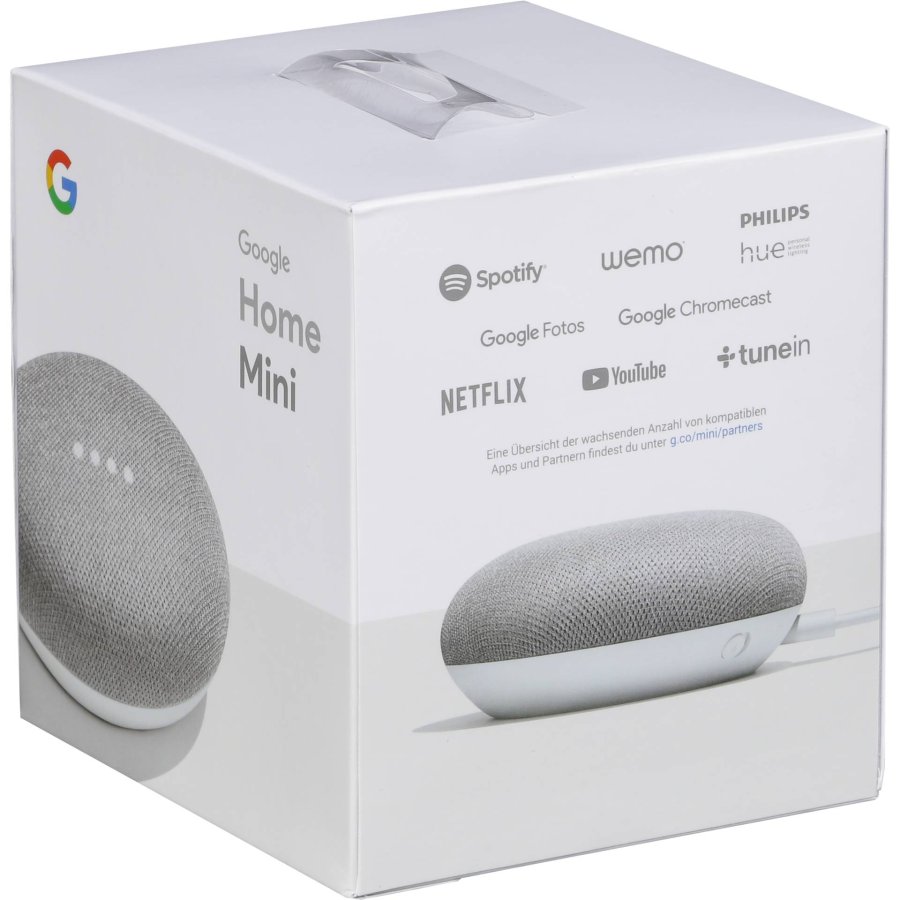 Google Home Mini Chalk Smart Speaker Assistant #2