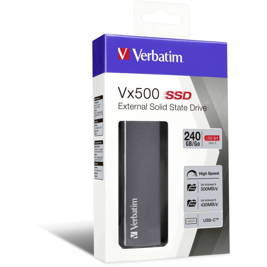 Verbatim Store n Go Vx500  240GB SSD USB 3.1                47442 #3