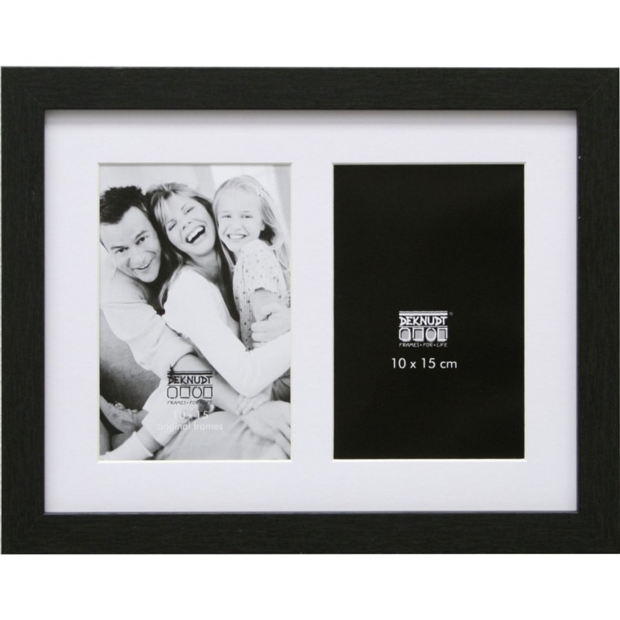 Deknudt S66KA2 Gallery 2x10x15 Wood black w. Passepartout #1