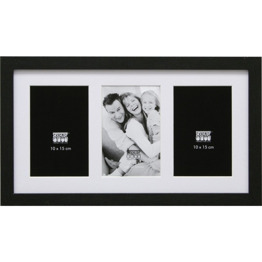 Deknudt S66KA3 Gallery 3x10x15 Wood black w. Passepartout #1