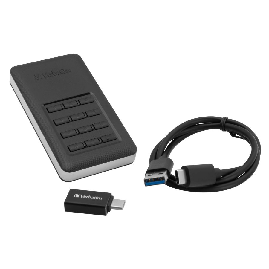 Verbatim Store n Go SSD    256GB Secure Portable USB 3.1    53402 #5