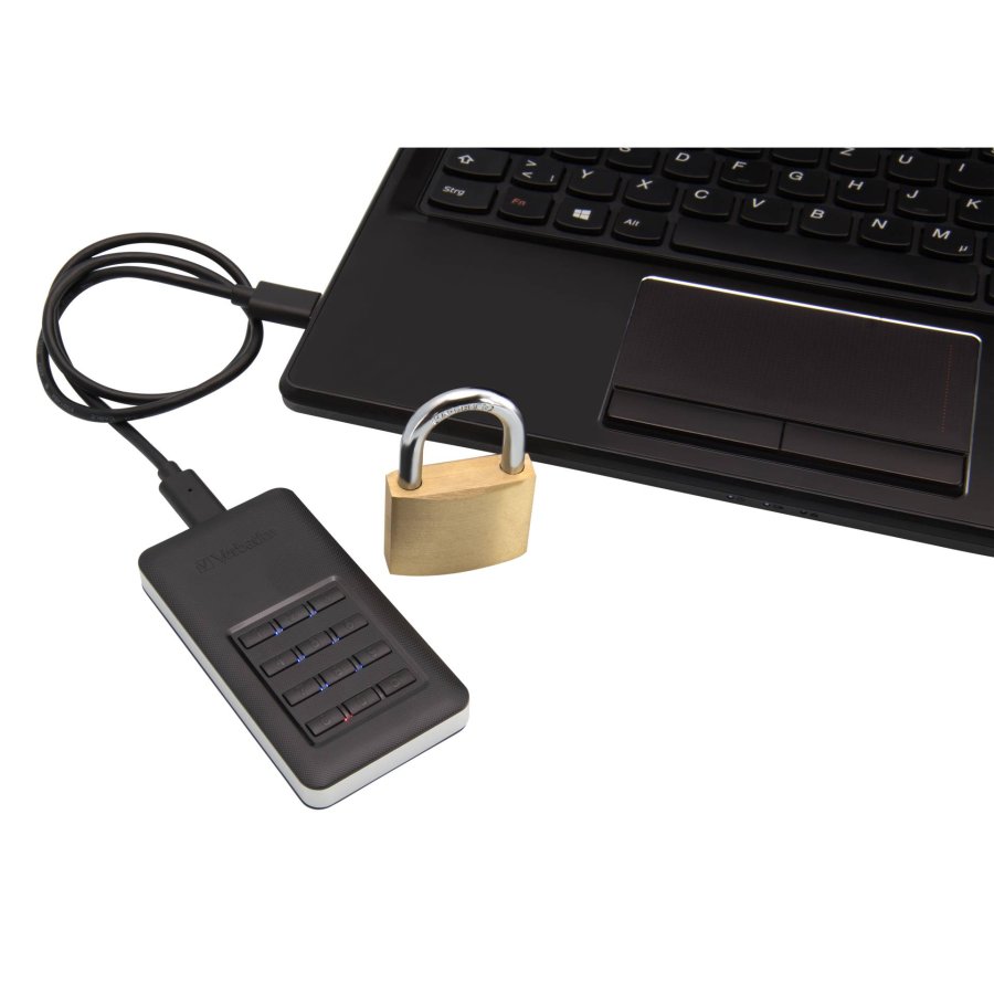 Verbatim Store n Go SSD    256GB Secure Portable USB 3.1    53402 #8