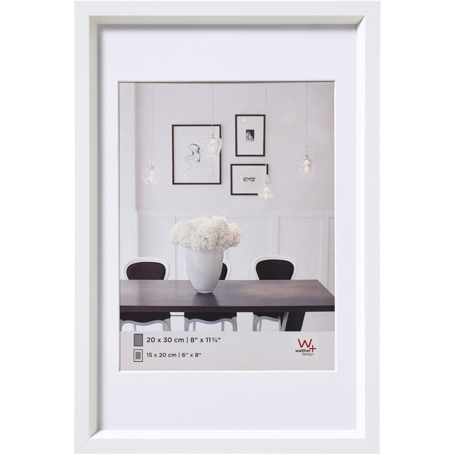 Walther Steel Style        20x30 Resin white ES030W #1
