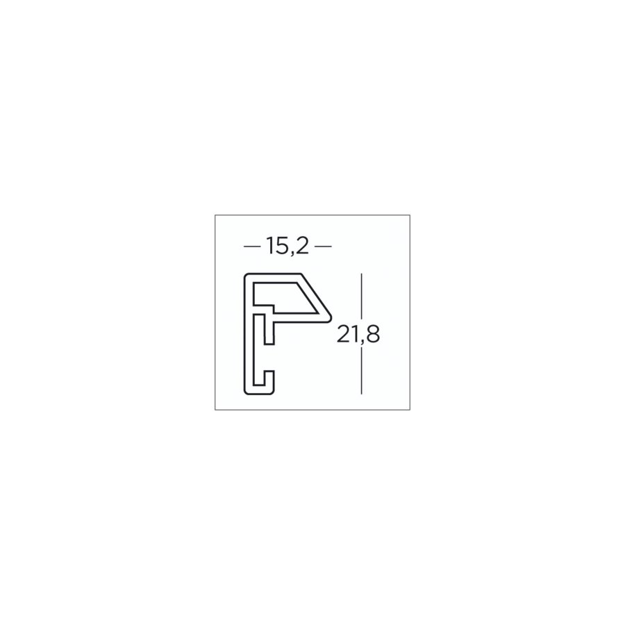 Walther Steel Style        20x30 Resin white ES030W #3