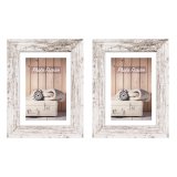 2x1 ZEP Nelson 6           18x24 Wood Frame white/brown    V21186 #1