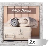 2x1 ZEP Nelson 6           30x30 Wood Frame white/brown   V21306 #1