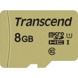 Transcend microSDHC 500S     8GB Class 10 UHS-I U1 + SD Adapter #1