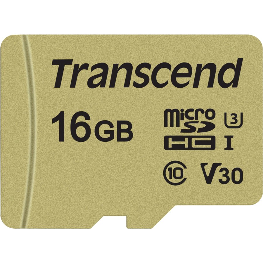 Transcend microSDHC 500S    16GB Class 10 UHS-I U3 V30 + Adapter #1