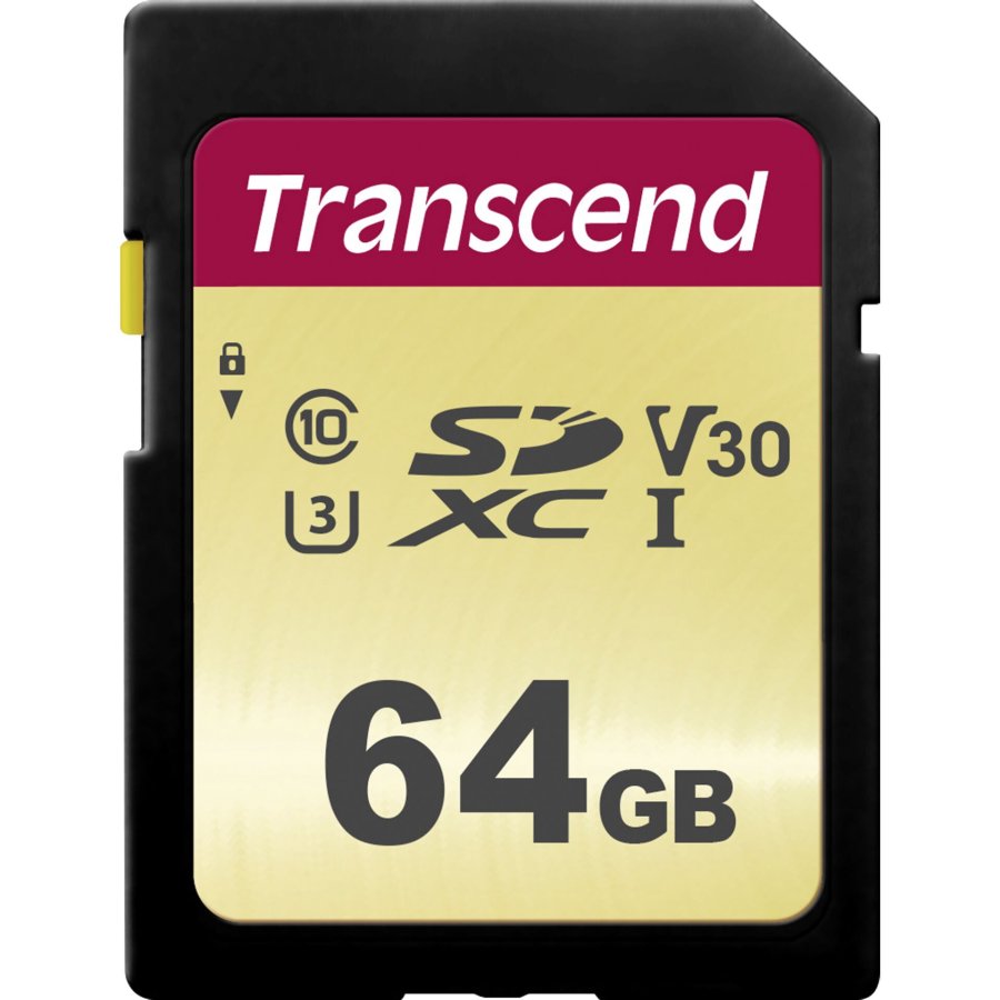 Transcend SDXC 500S         64GB Class 10 UHS-I U3 V30 #1